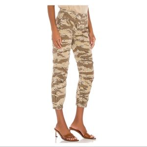 New Nili Lotan cropped French military tiger khaki